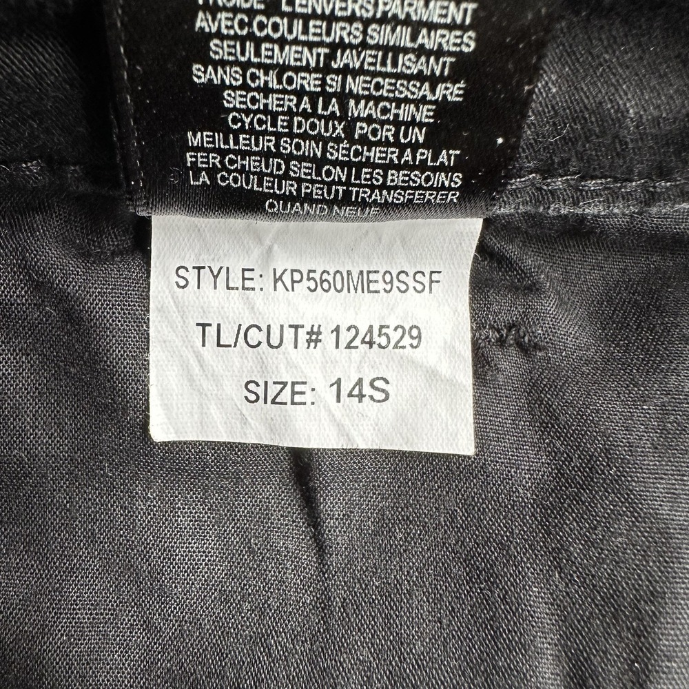 Kut From The Kloth Jeans Women 14S Black Straight Leg Stretch Everyday Comfort‎ - Picture 11 of 11
